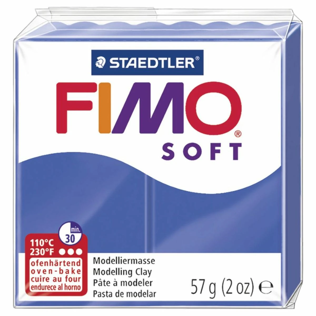 Modelinas FIMO SOFT, 57 g, sodri mėlyna sp.