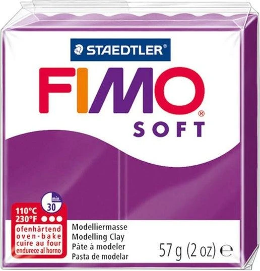 Modelinas FIMO SOFT, 57 g, violetinė sp.