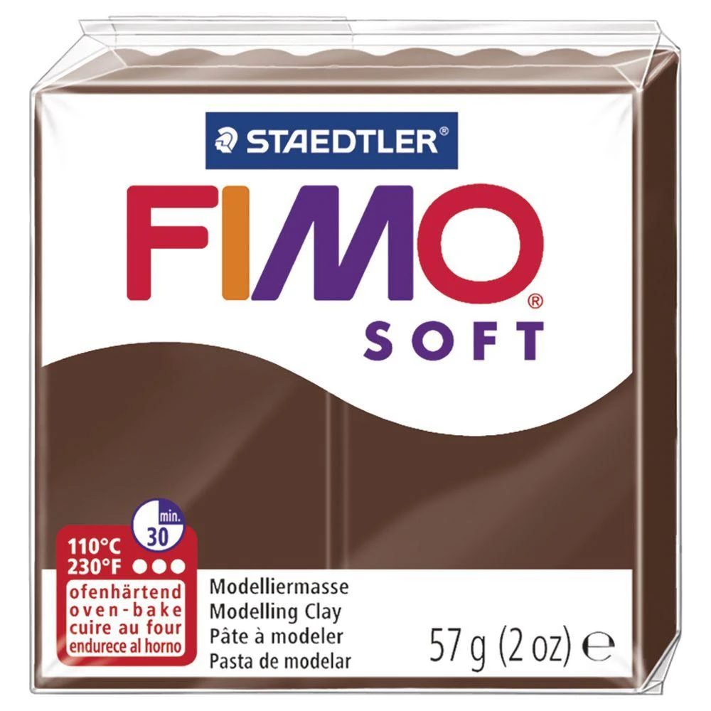 Modelinas Fimo, 56g, šokolado rudos spalvos