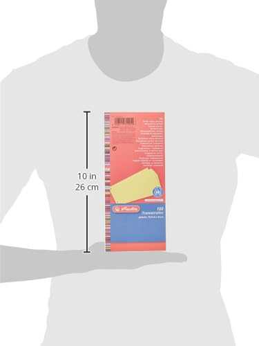 Herlitz Binder skirstytuvai 1/3 A4 100vnt HERLITZ