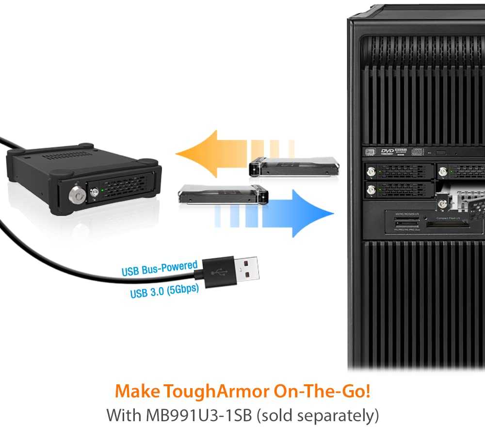 „ToughArmor Icy Dock“ 4x 2,5 colio SATA HDD/SSD korpusas (MB994SK-1B)