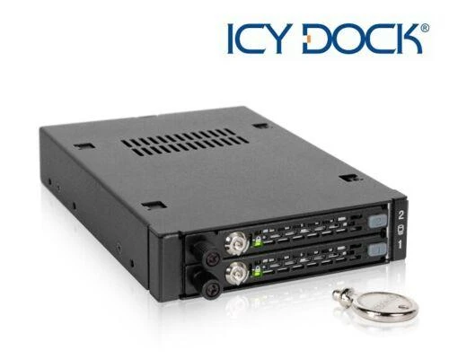 Icy Dock ToughArmor EX dvigubas stalčius HDD