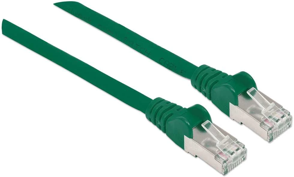 Intellinet Network Solutions Kabelis RJ-45, Cat6, CU, U/UTP, 0.25m, žalia 739825