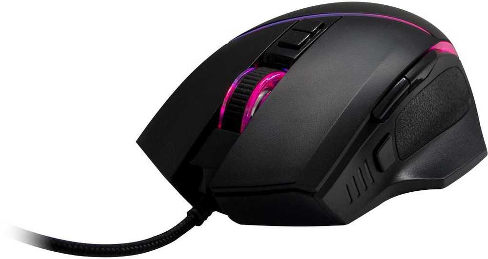 Inter-Tech Gaming-Pelė GT-100 RGB, juodas retail