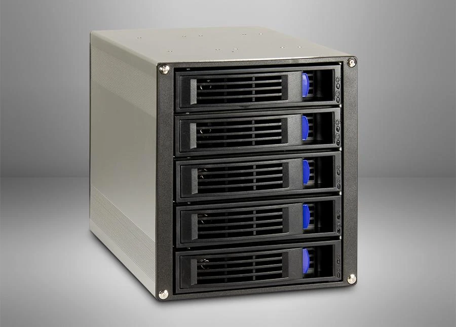 „Inter-Tech ST-5255“ kietojo disko korpusas, 2,5/3,5 colio, SAS SATA, serijinis ATA II, serijinis ATA III, 6 Gbps, karštai keičiamas, 88887370