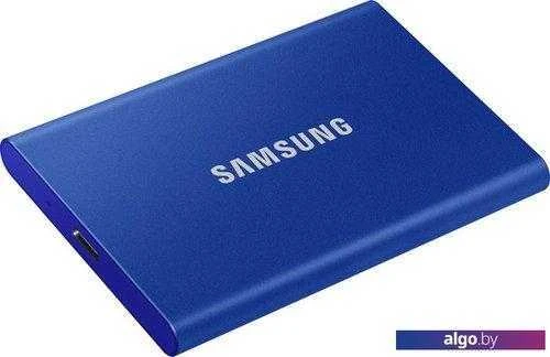 Išorinis kietasis diskas SSD SAMSUNG T7/2TB/USB 3.2/Rašymo greitis 1000 MB/sek/Skaitymo greitis 1050 MB/sek/MU-PC2T0H/WW