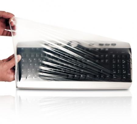 Klaviatūra Baaske Tastaturschutzfolie uni flex transparent