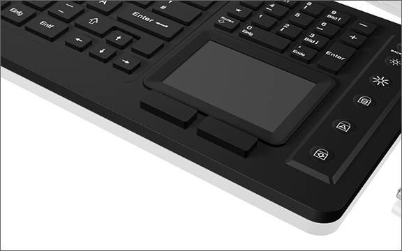 Klaviatūra KeySonic Industrie-TAS Touchpad, IP68, BK, KSK-6231 INEL(US)