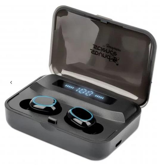 MANHATTAN Sound Science Bluetooth In-Ear-Ausinės juodas