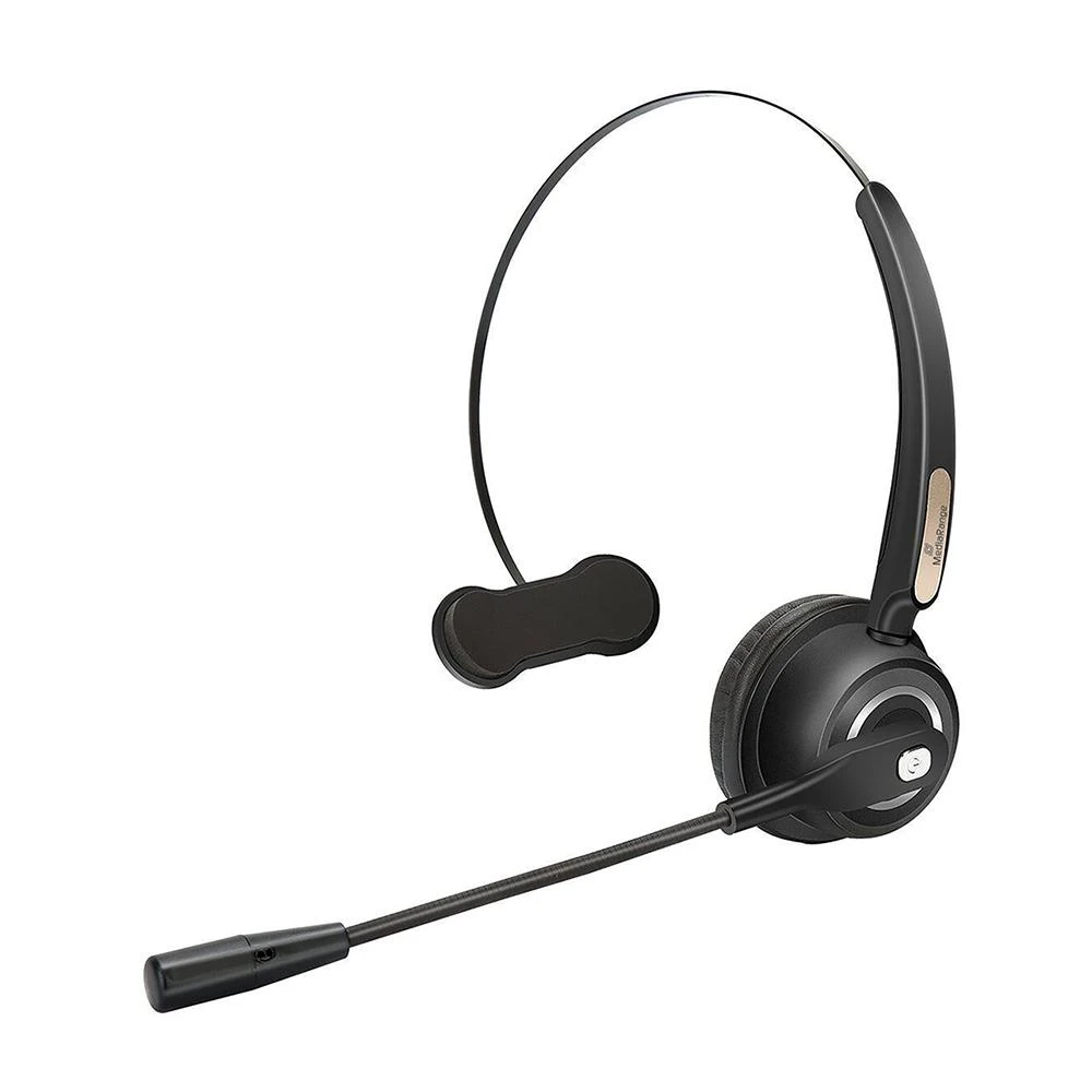 MediaRange Ausinės Bluetooth monaural, juodos spalvos