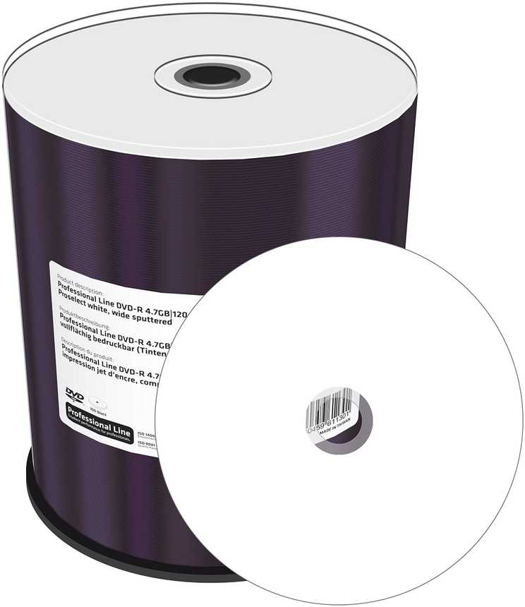 „MediaRange“ DVD-R 4,7 GB 16 x 100 vnt (MRPL601-C)