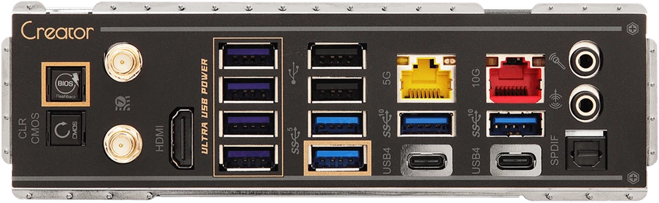 Pagrindinė plokštė ASRock X870 Taichi Creator | AM5 | ATX | 4 × DDR5 DIMM