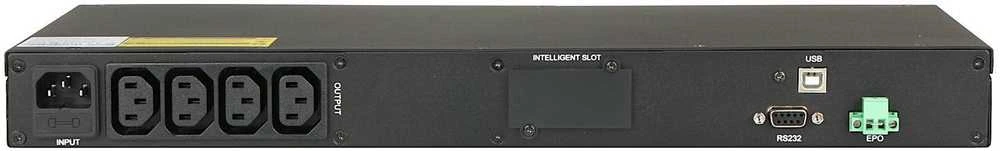POWERWALK VI 500 R1U Power Walker UPS Line-Interactive 500VA 4x IEC OUT, USB HID/RS-232, 19 viryklių
