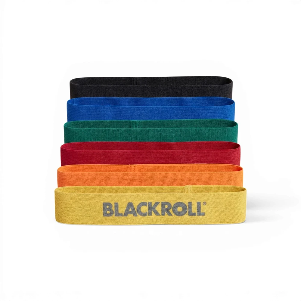Pasipriešinimo gumos BLACKROLL® LOOP BAND SET, 6 vnt.
