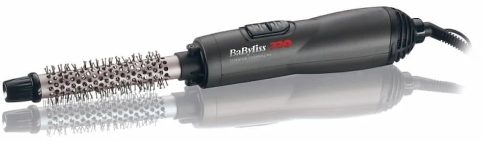 BABYLISS Air Styler BAB2675TTE Garantija 12 mėn., Statinės skersmuo 19 mm, Šildymo lygių skaičius 2, Šukos formavimui, Temperatūra (maks.) 100 °C, 700 W, Pilkas