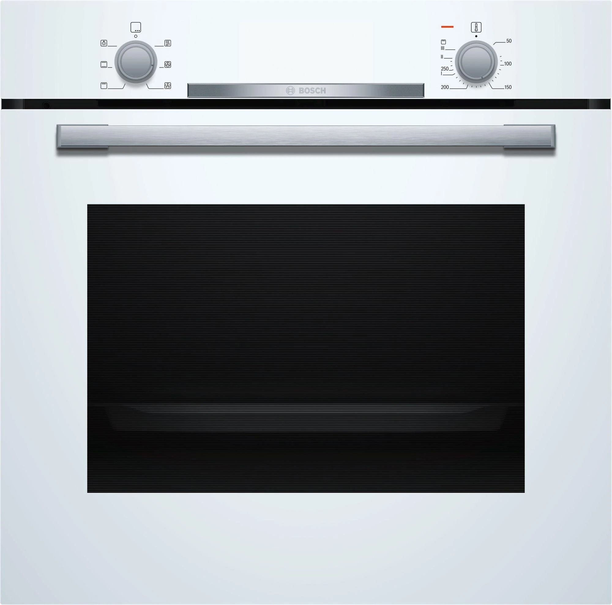 Bosch HBA530BW0S Serija 2, Įmontuojamoji orkaitė, 60 x 60 cm, Balta