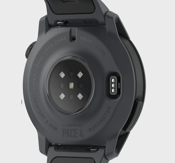 COROS PACE 4 GPS Sport Watch - silikoninė juoda
