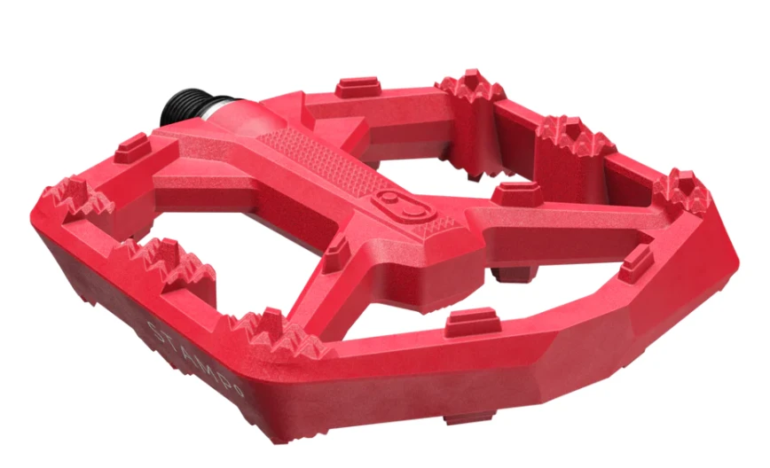 CRANKBROTHERS STAMP 0 LARGE BRIGHT Raudonas Pedalai