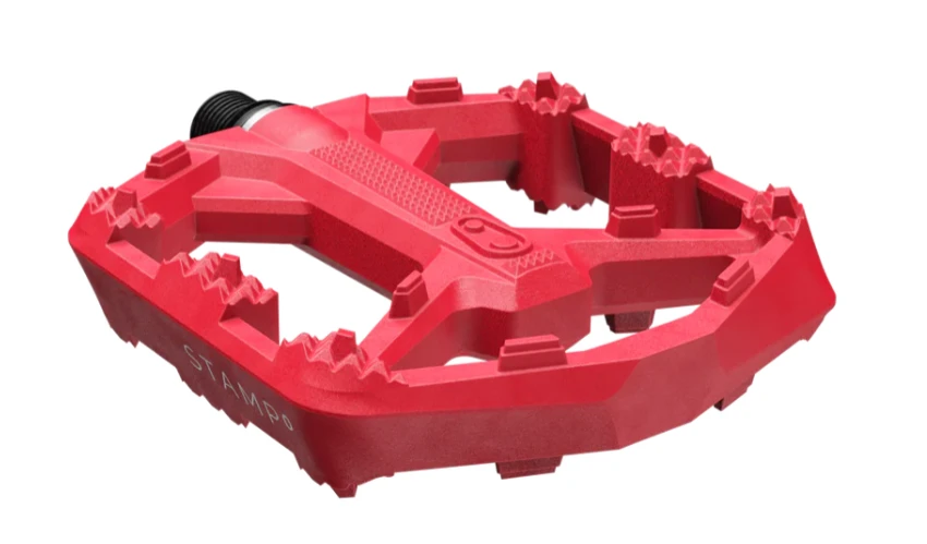 CRANKBROTHERS STAMP 0 SMALL BRIGHT Raudonas Pedalai