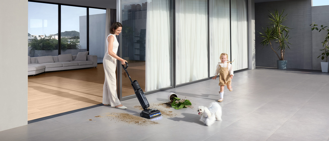 Belaidis grindų plovimo prietaisas Tineco Floor One S7 Stretch Steam Plus aprašymas - Prekės nuotrauka