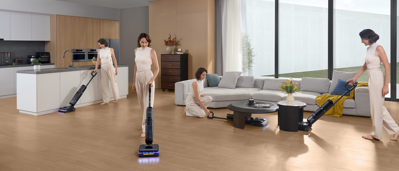 Belaidis grindų plovimo prietaisas Tineco Floor One S7 Stretch Steam Plus aprašymas - Prekės nuotrauka