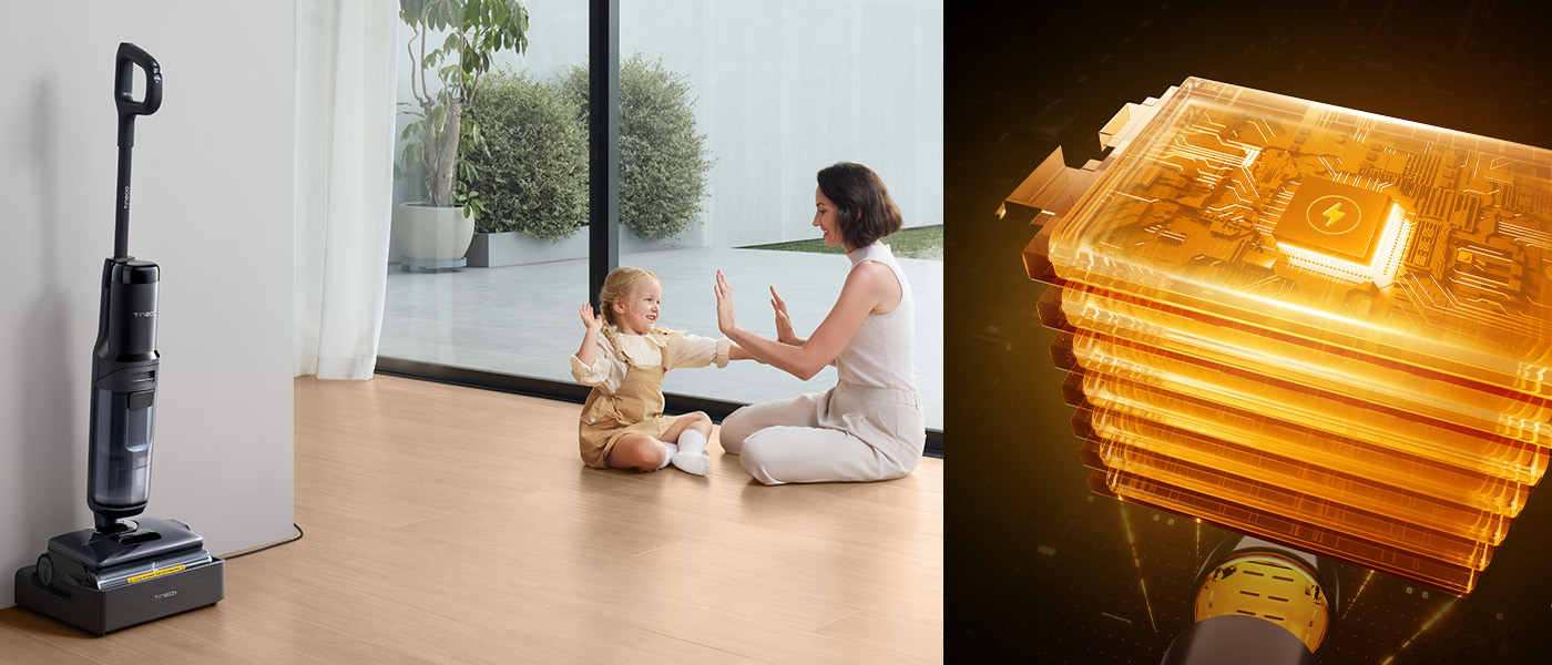 Belaidis grindų plovimo prietaisas Tineco Floor One S7 Stretch Steam Plus aprašymas - Prekės nuotrauka