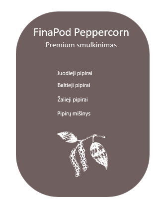 Pipirų antgalis FINAMILL FinaPod aprašymas - Prekės nuotrauka