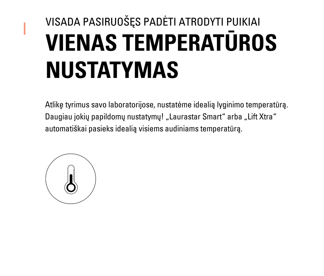 LAURASTAR LIFT XTRA Aliuminio garų generatorius aprašymas - Prekės nuotrauka