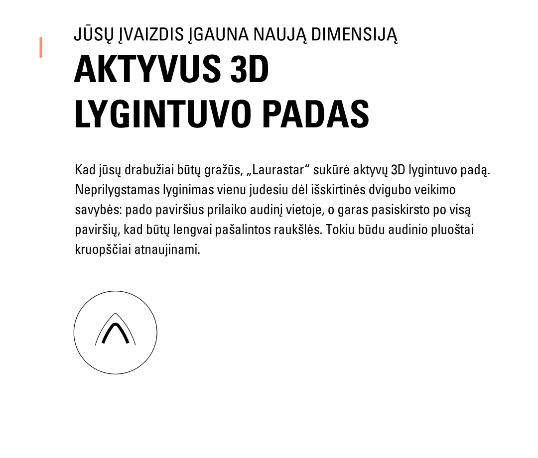 LAURASTAR LIFT XTRA Aliuminio garų generatorius aprašymas - Prekės nuotrauka