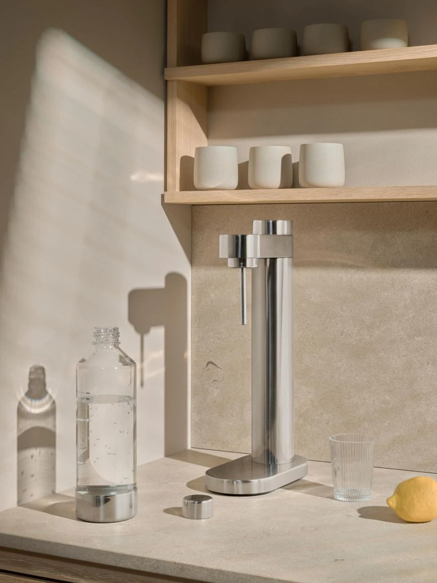 Stelton Gazuoto vandens aparatas Brus plieno aprašymas - Prekės nuotrauka