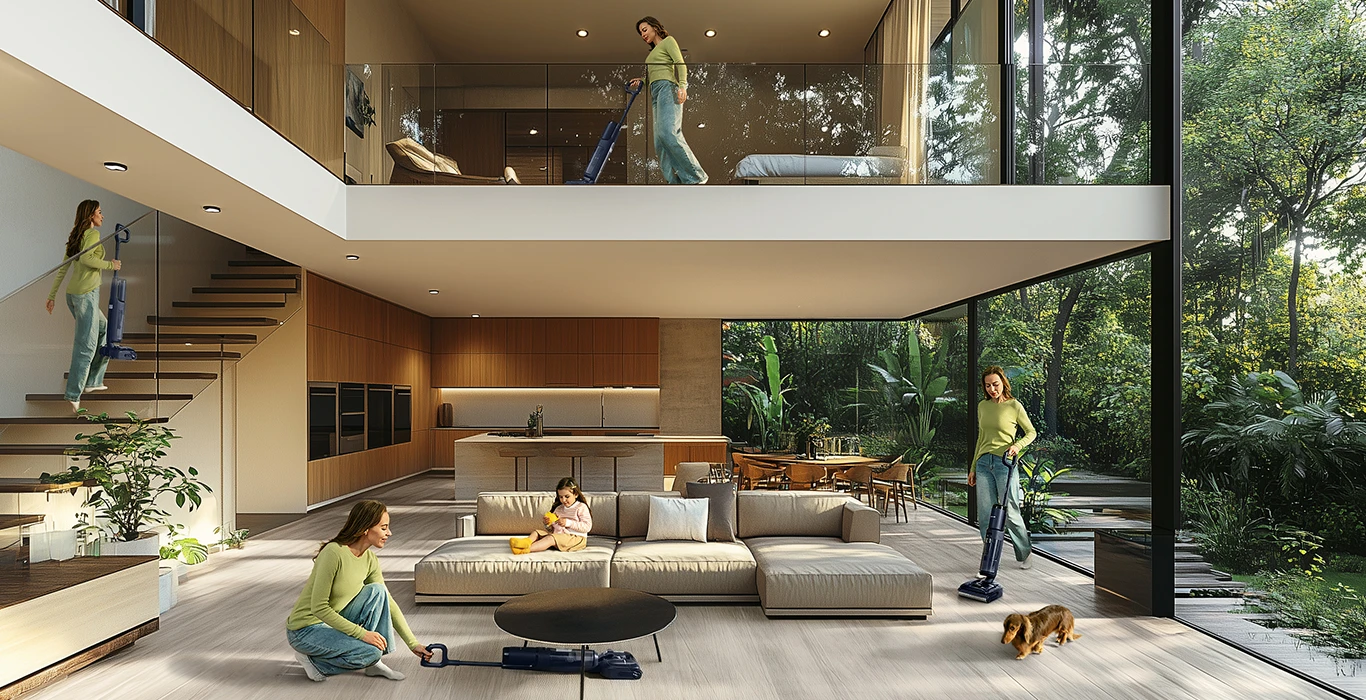 TINECO FLOOR ONE S7 Stretch belaidis grindų plovimo prietaisas aprašymas - Prekės nuotrauka