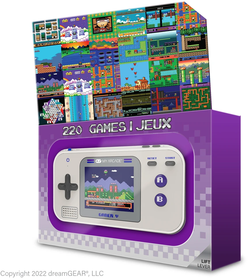 Dreamgear MY ARCADE GAMER V CLASSIC nešiojama žaidimų konsolė (220 žaidimų)