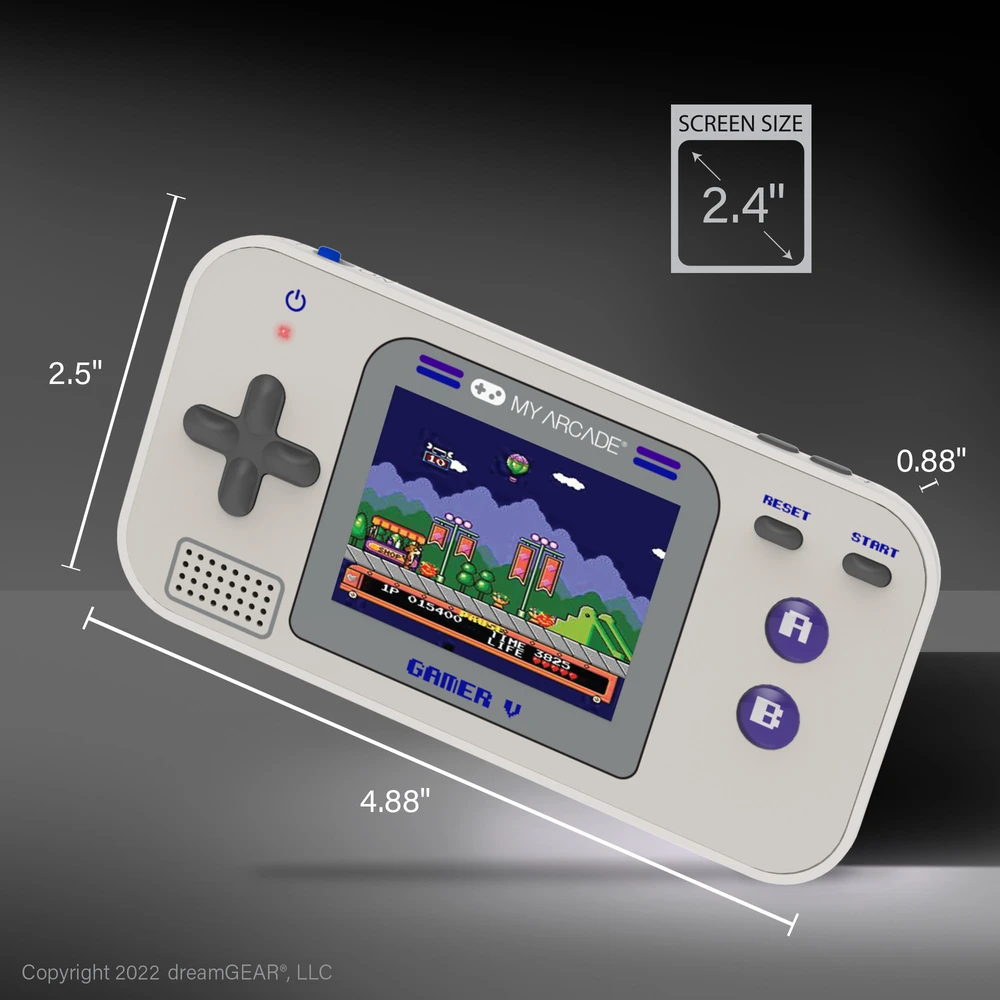 Dreamgear MY ARCADE GAMER V CLASSIC nešiojama žaidimų konsolė (220 žaidimų)