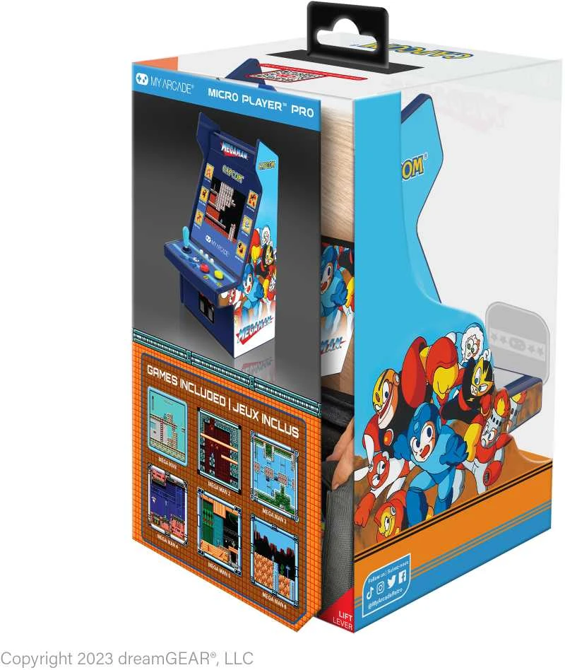 My Arcade Micro Player Pro Megaman 6 Games 6.75"