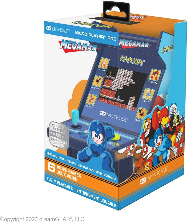 My Arcade Micro Player Pro Megaman 6 Games 6.75"