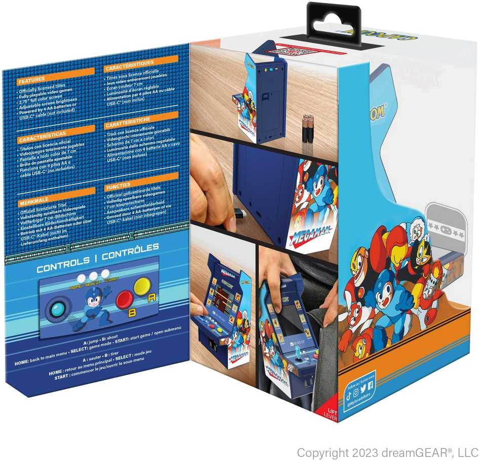 My Arcade Micro Player Pro Megaman 6 Games 6.75"