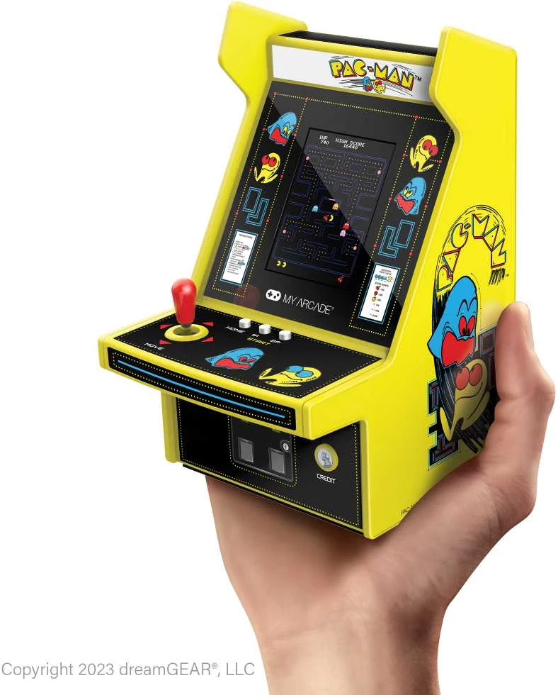Dreamgear MY ARCADE Žaidimų Konsolė Player Pro Pacman 6.75"