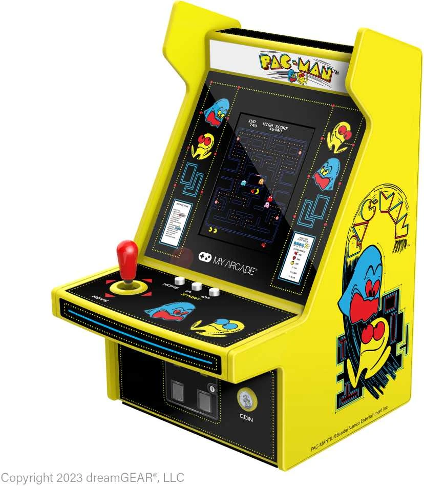 Dreamgear MY ARCADE Žaidimų Konsolė Player Pro Pacman 6.75"