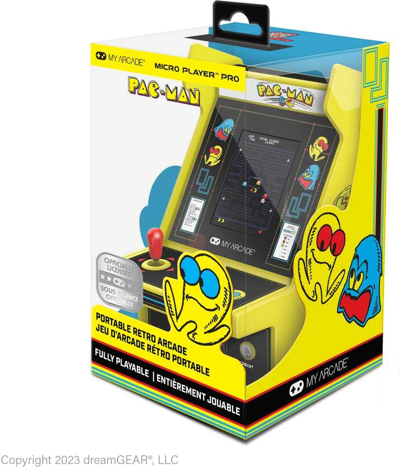 Dreamgear MY ARCADE Žaidimų Konsolė Player Pro Pacman 6.75"