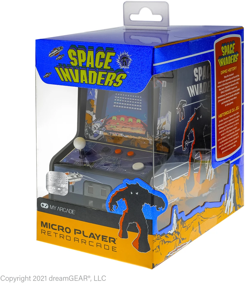MY ARCADE Žaidimų Konsolė Player Space Invaders 6,75"