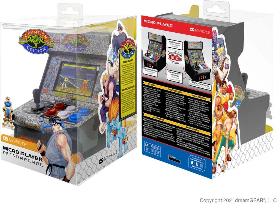 MY ARCADE Žaidimų Konsolė Street Fighter 2