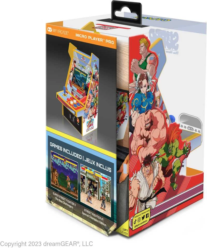 MY ARCADE Žaidimų Konsolė Pro Super Street Fighter 2 6.75"