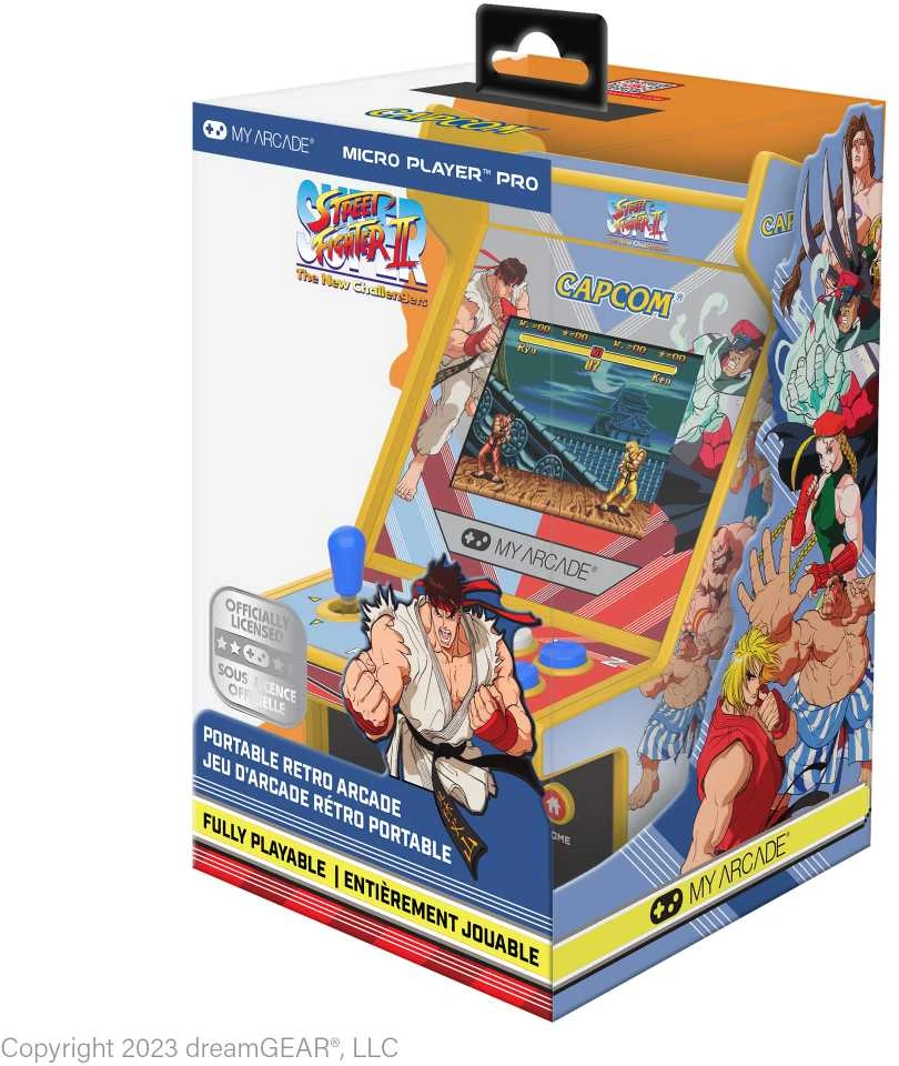 MY ARCADE Žaidimų Konsolė Pro Super Street Fighter 2 6.75"