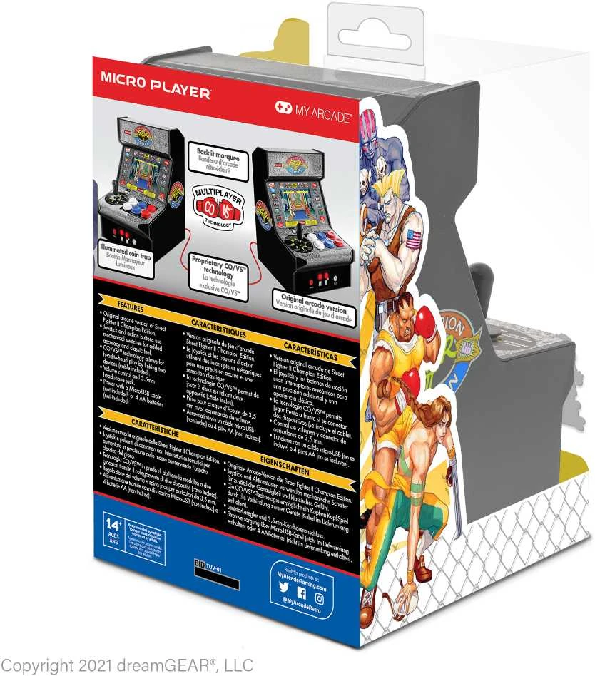 MY ARCADE Žaidimų Konsolė Street Fighter 2