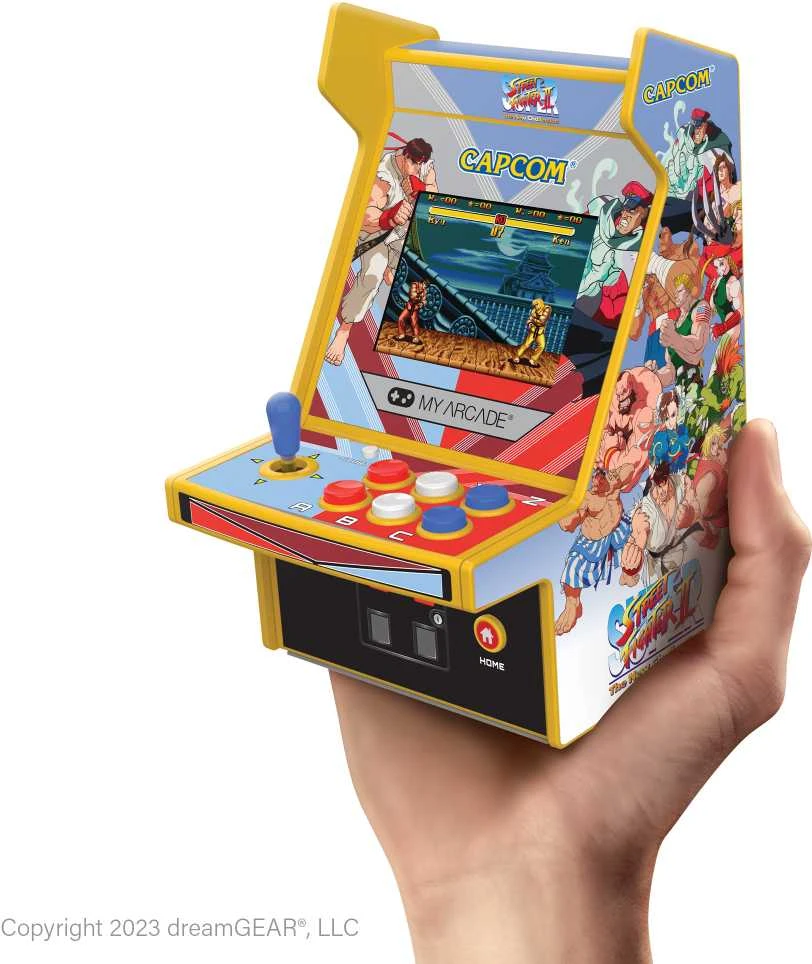 MY ARCADE Žaidimų Konsolė Pro Super Street Fighter 2 6.75"
