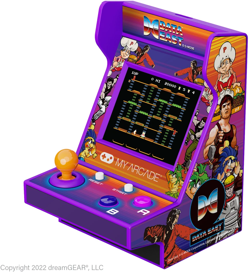 MY ARCADE Pico Player ,,Data East Hits" nešiojama žaidimų konsolė (108 žaidimai)