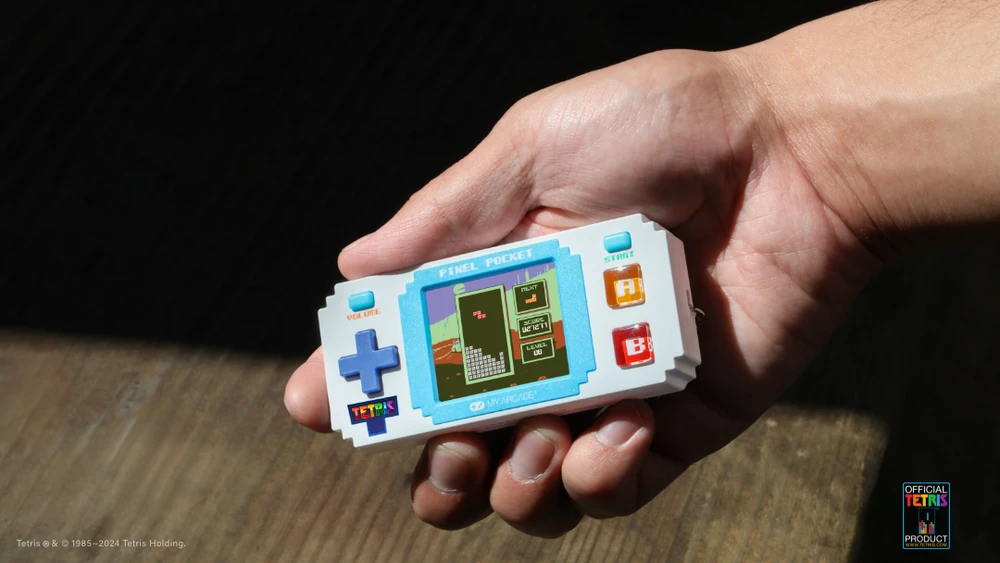 MY ARCADE PIXEL POCKET TETRIS MINI nešiojama žaidimų konsolė