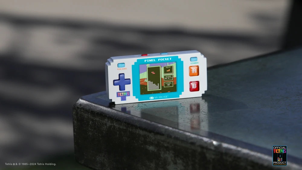 MY ARCADE PIXEL POCKET TETRIS MINI nešiojama žaidimų konsolė