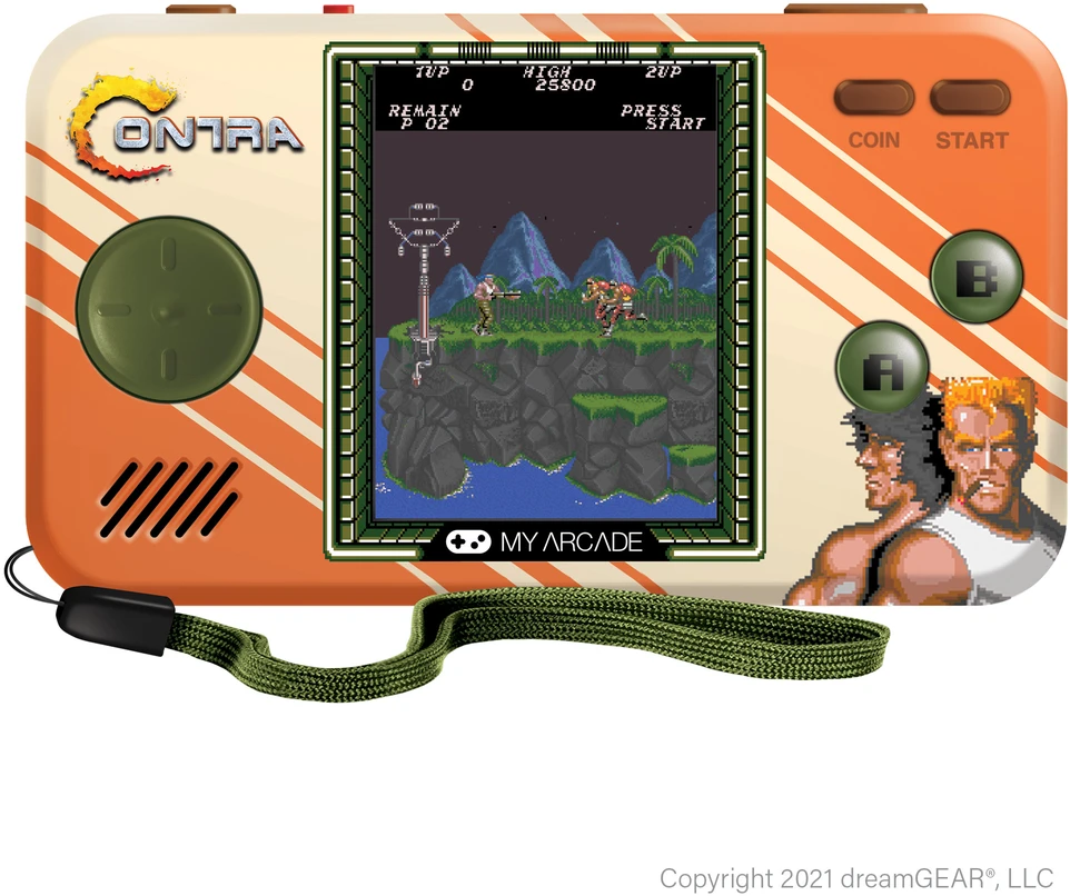 MY ARCADE Pocket Player ,,Contra" nešiojama žaidimų konsolė (Premium versija)