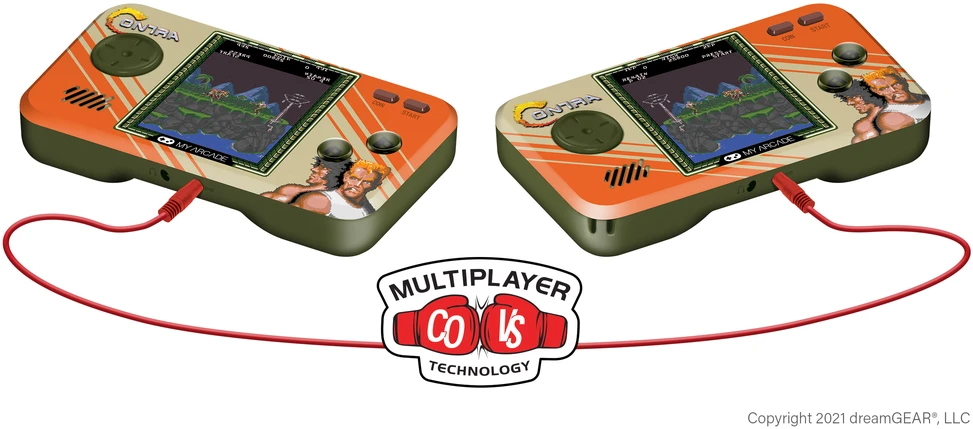 MY ARCADE Pocket Player ,,Contra" nešiojama žaidimų konsolė (Premium versija)